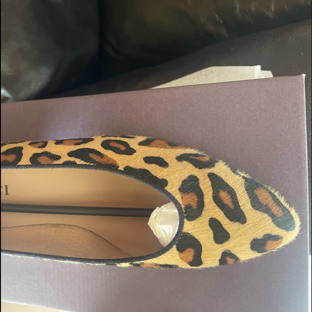 Cheetah print Sesto Meucci flats